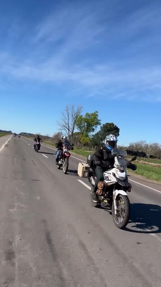 Rodada por la ruta hacia Ramallo